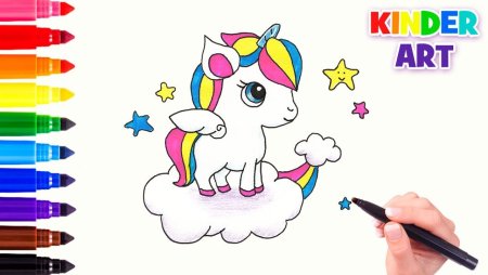 Как нарисовать единорога поэтапно