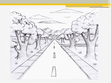 Пейзажи карандашом легкие