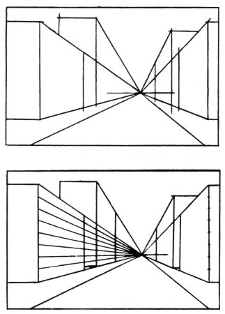 Линейная перспектива пейзаж