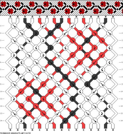 Фенечки из ниток мулине схемы простые