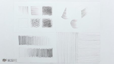 Штрихи для рисования для начинающих