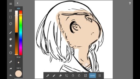 Приложение для рисования аниме