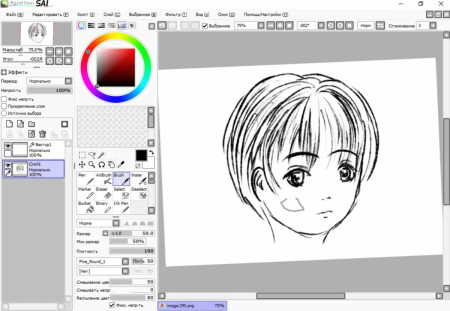 Рисунки пейнт Тул САИ 2