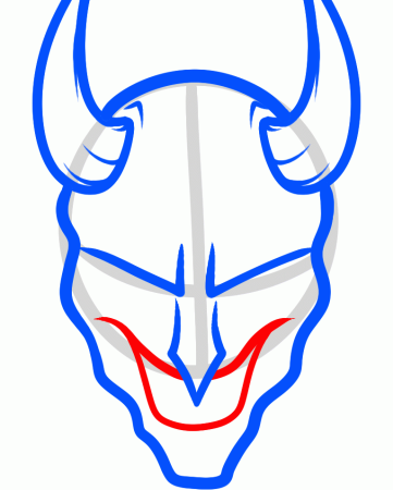 Эскиз демона легкий