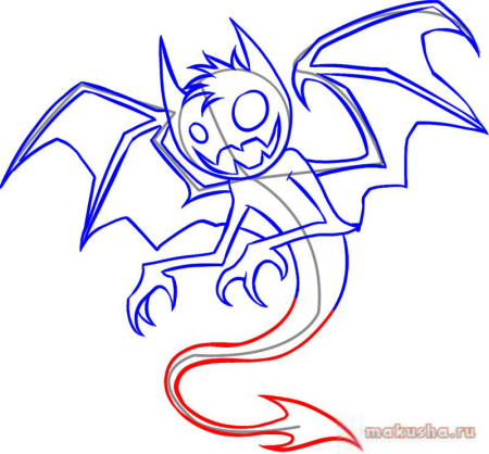 Рисовка демона