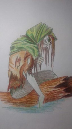 Кикимора рисунок для детей