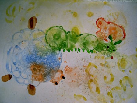 Рисование мыльной пеной