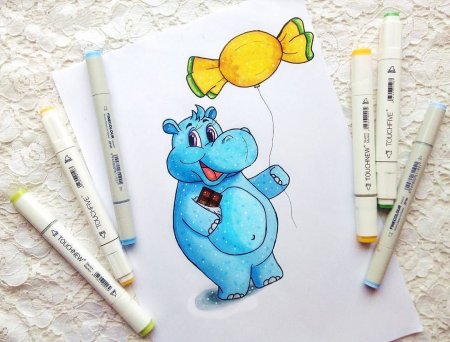 Рисование маркерами для начинающих