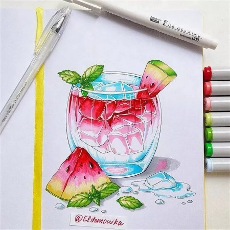 Скетчинг пошаговый рисунок
