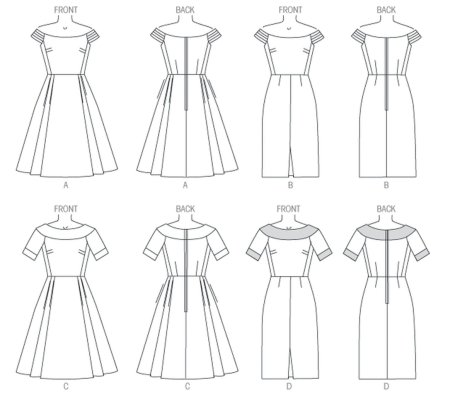 Эскизы платьев карандашом для начинающих