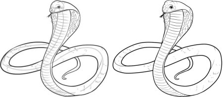 Змея нарисовать