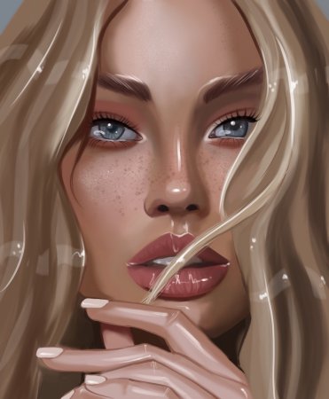 Портрет в прокриэйт