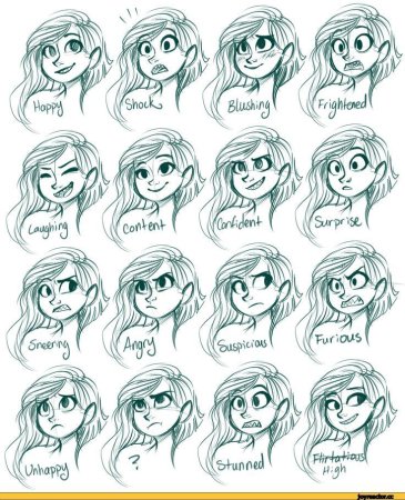 Мультяшные эмоции