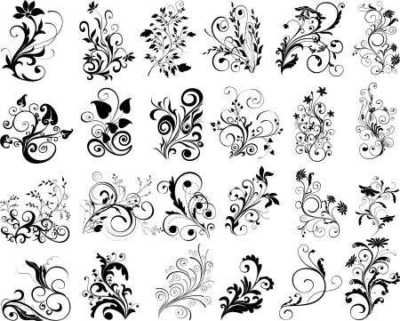 Орнамент завитушки