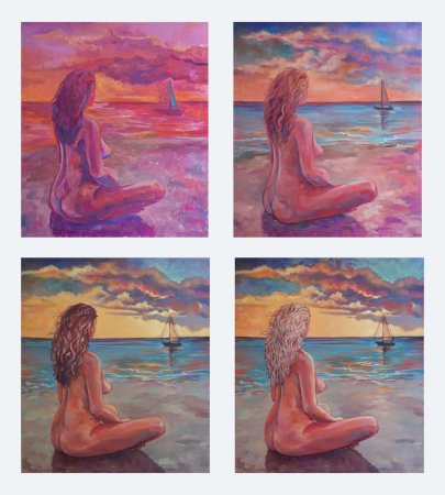 Картина маслом пошагово