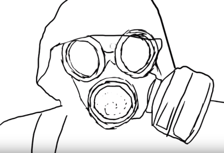 Сталкер для срисовки