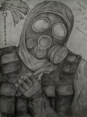 Рисунки для срисовки сталкер