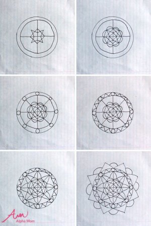 Мандалы пошагово для начинающих