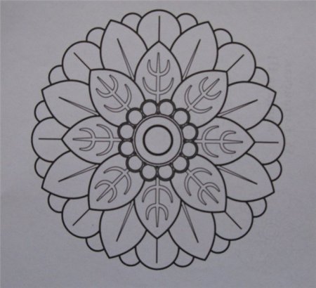 Мандалы пошагово для начинающих