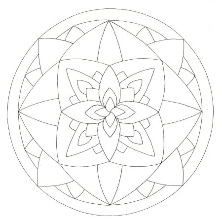 Простые мандалы для детей