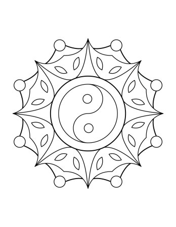 Мандала простая