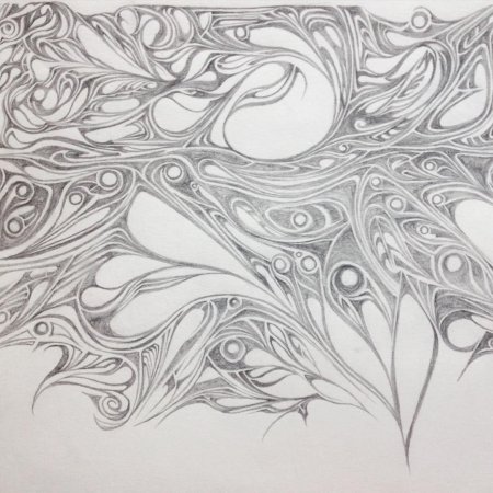 Абстракция карандашом