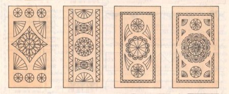 Геометрическая резьба по дереву узоры