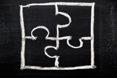 Легкие рисунки на меловой доске