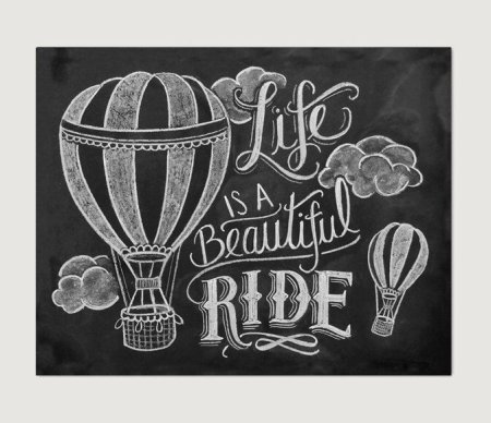 Детские надписи на грифельной доске