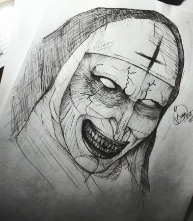 Страшные рисунки карандашом