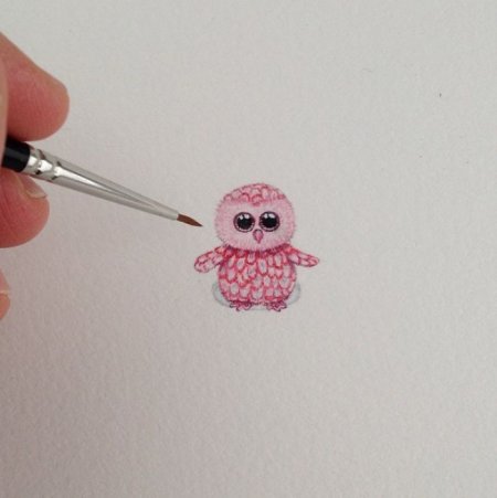 Красивые миниатюрные рисунки