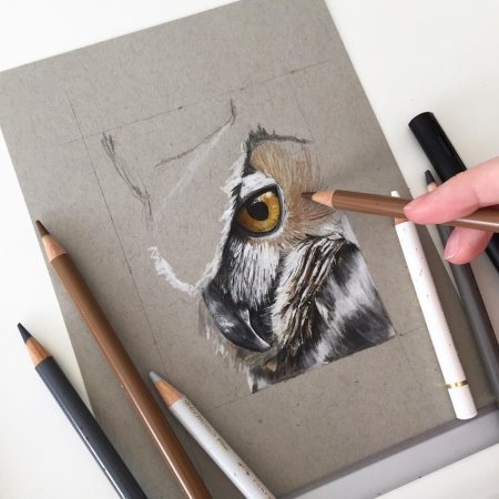 Рисунок графитовым карандашом