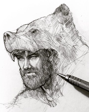 Рисунки графитным карандашом