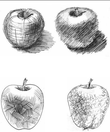 Стилизация яблока