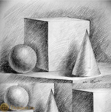 Штриховка Академический рисунок