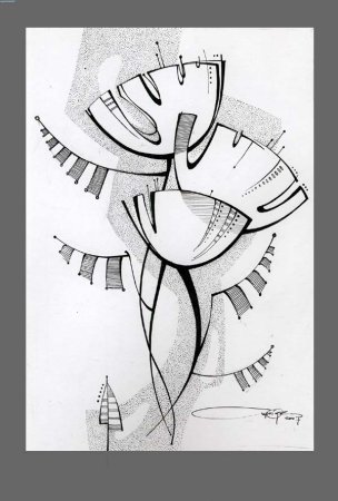 Карандаш стилизация