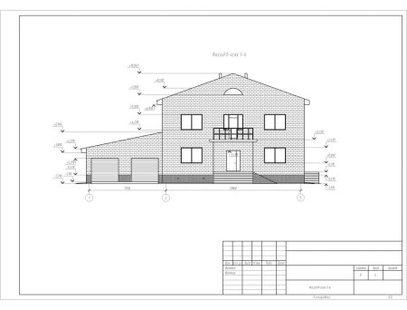 План здания чертеж AUTOCAD