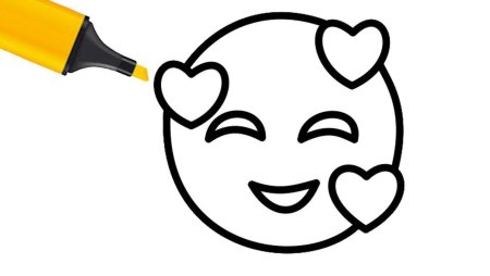 Легкие рисунки смайлики