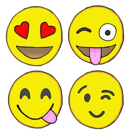 Смайлы картинки для распечатки