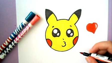 Мордочки фломастером