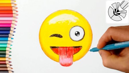 Смайлик маркером