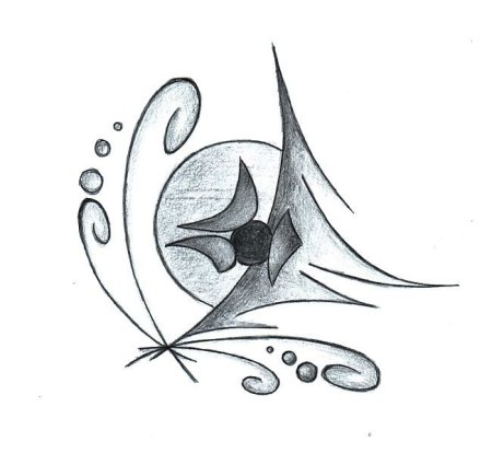 Абстрактные рисунки акрилом