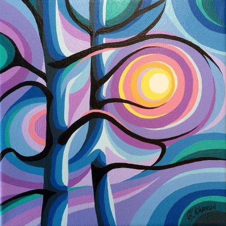 Абстракция карандашом