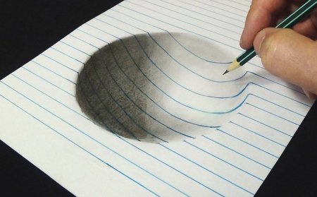 3d рисунки карандашом