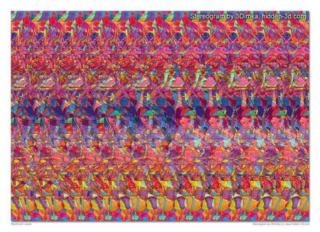 Стереограмма Будда