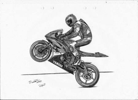Yamaha r6 чертеж