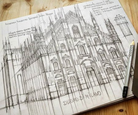 Рисунки для архитектора для начинающих