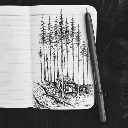 Рисунки для скетчбука