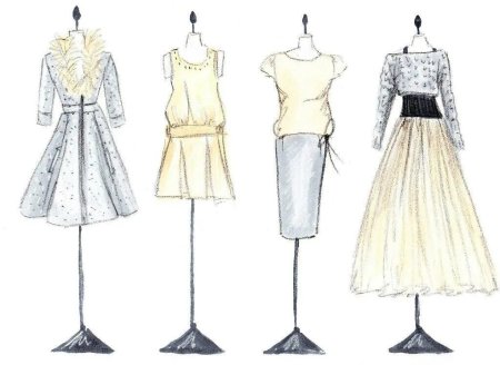 Эскиз современной одежды