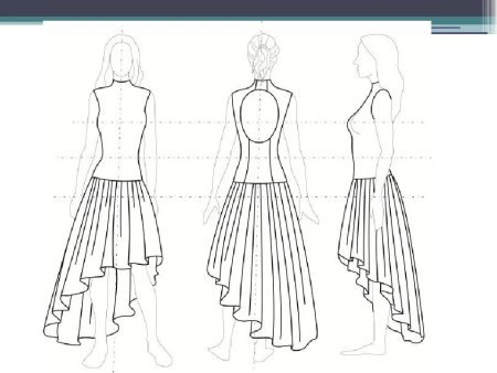 Дизайнерские чертежи одежды